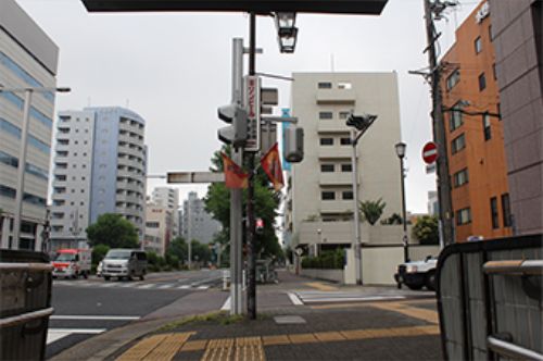 地下鉄東山線「今池」駅4番出口からの道のり2
