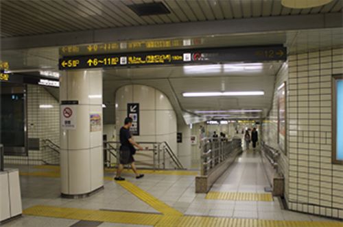 地下鉄東山線「今池」駅6番出口からの道のり1